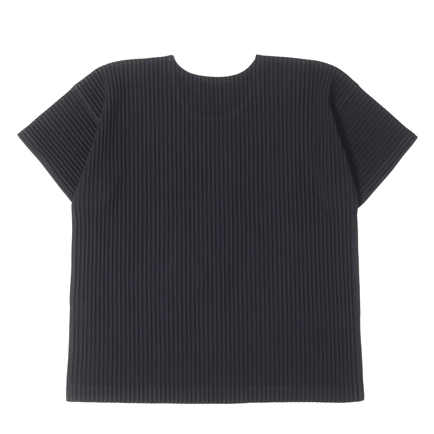 25年製 プリーツ ラウンドネック Tシャツ (Basics T-shirt) / HOMME PLISSE