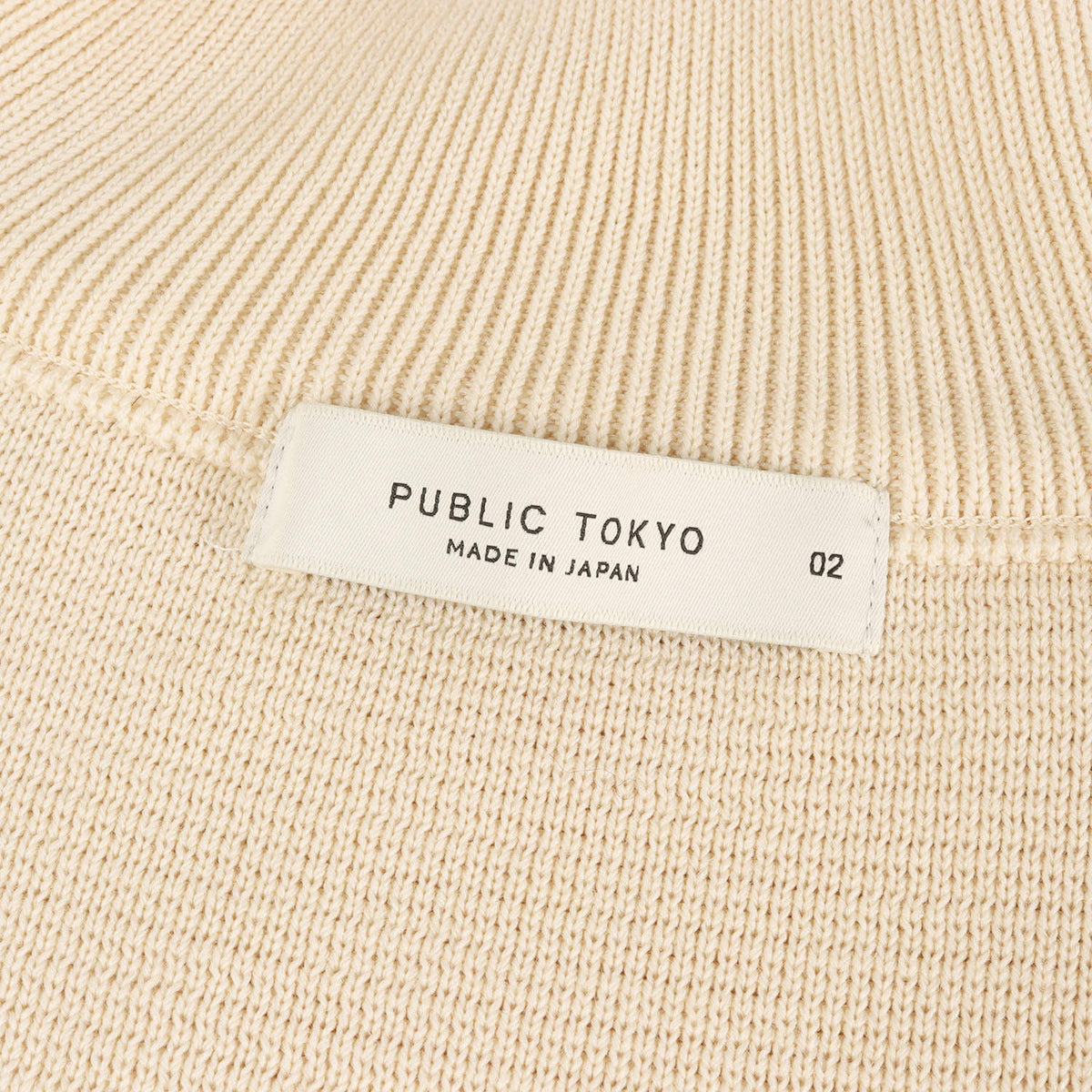 22AW バウンドウールミラノリブハイネック / モックネックニット