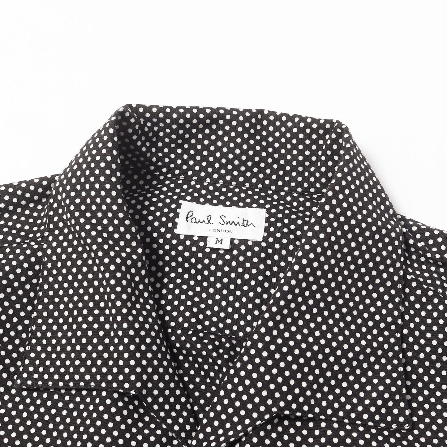 90s - 00s ポルカドット オープンカラー 半袖 シャツ / LONDON