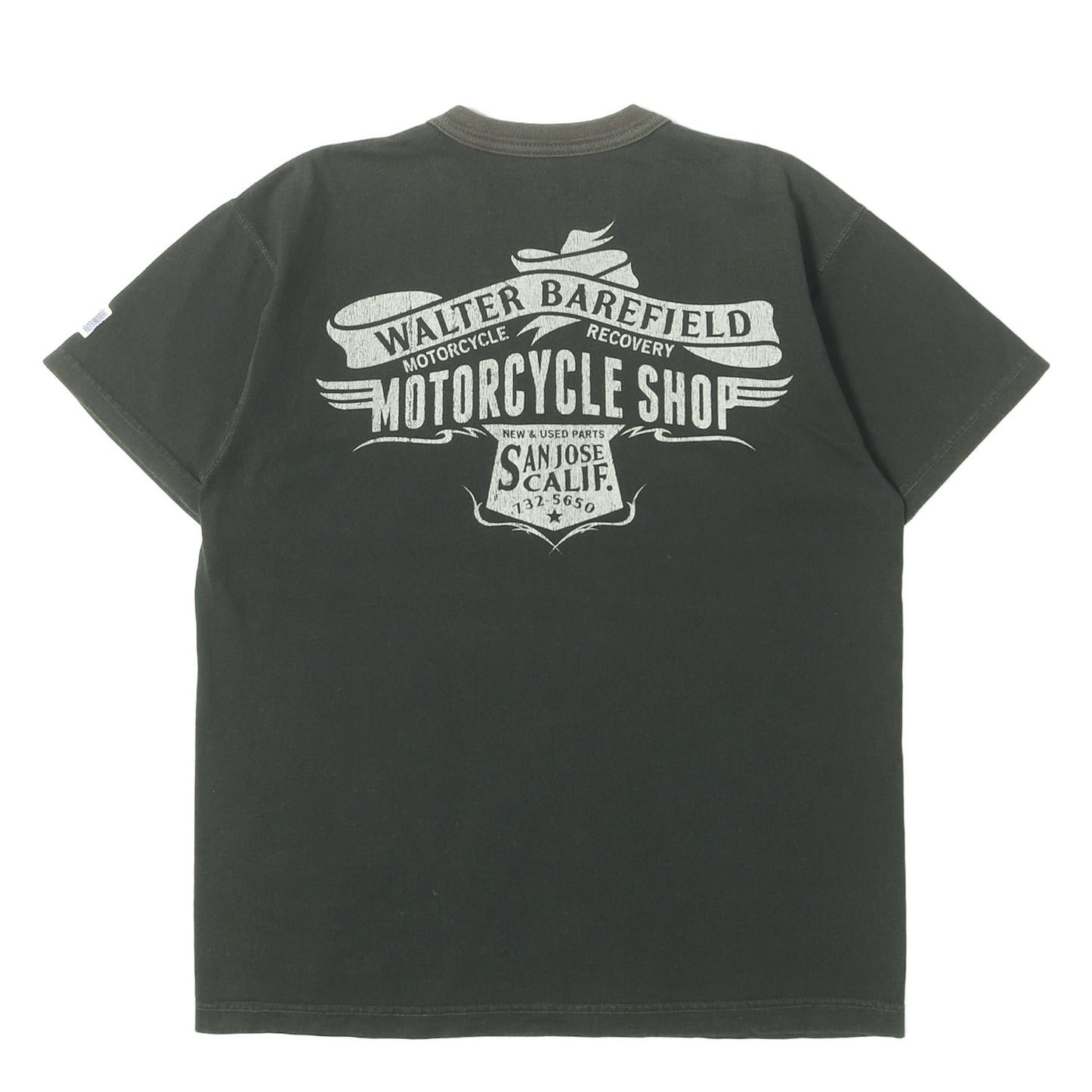 × BECK グラフィックロゴ リンガーネック Tシャツ