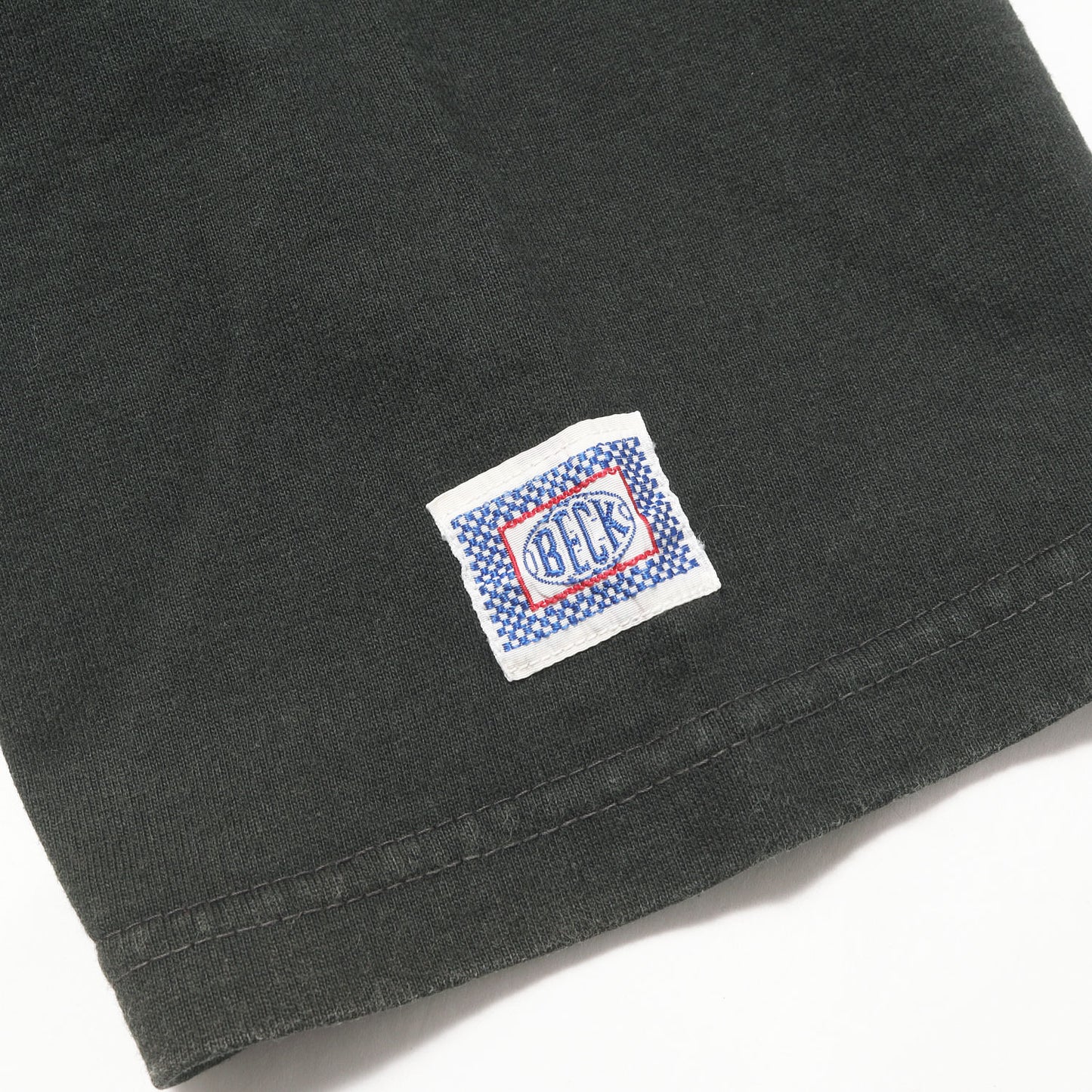 × BECK グラフィックロゴ リンガーネック Tシャツ