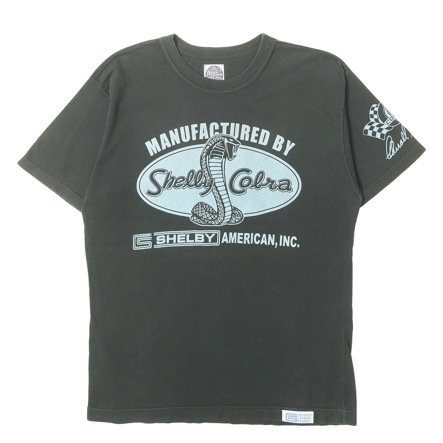 × Carroll Shelby Shelby-Cobra グラフィックロゴ Tシャツ