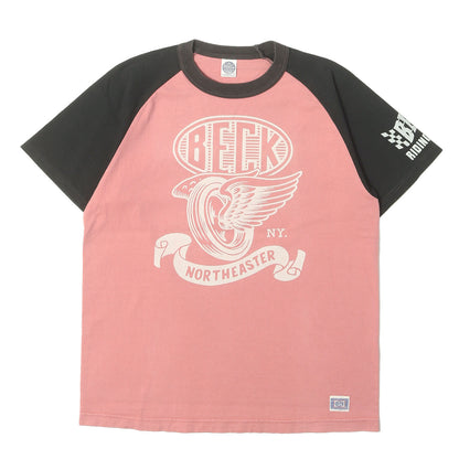 × BECK グラフィック ロゴ ラグラン Tシャツ