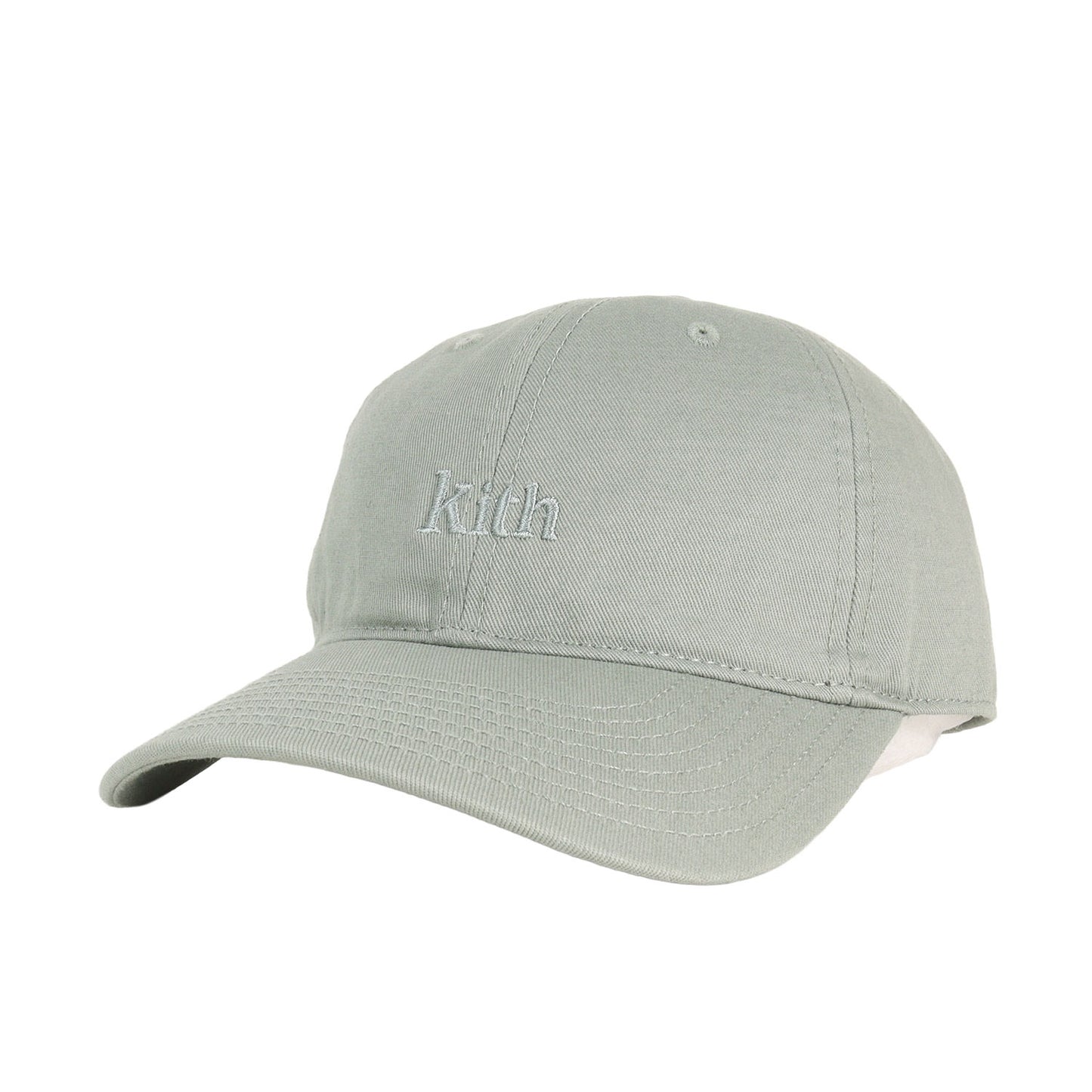 20SS ロゴ刺繍 ウォッシュドツイル キャップ (KITH SERIF CAP)