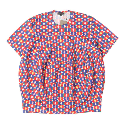 26SS ジオメトリック 変型 メッシュ Tシャツ