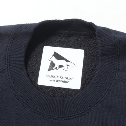 23SS × and wander グラフィック ラグラン スウェット トレーナー (DRY COTTON SWEATSHIRT)
