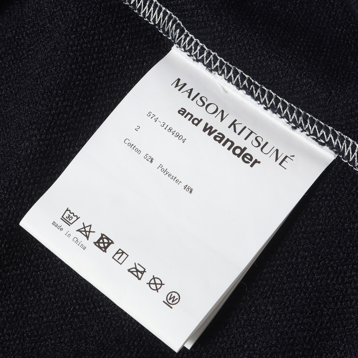 23SS × and wander グラフィック ラグラン スウェット トレーナー (DRY COTTON SWEATSHIRT)