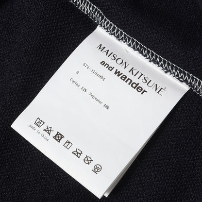 23SS × and wander グラフィック ラグラン スウェット トレーナー (DRY COTTON SWEATSHIRT)
