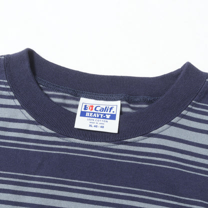 26SS ロゴ刺繍 ボーダー ロングスリーブ Tシャツ (SD HEAVYWEIGHT BORDER LONG SLEEVE T-SHIRT)