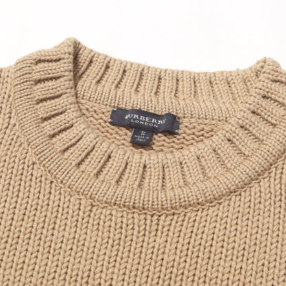 ホースマーク刺繍 メリノウール ニット セーター / MADE IN ITALY