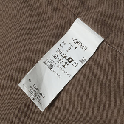 23SS UpcycleLino リネン ポプリン クルーネック ベスト / MADE IN JAPAN