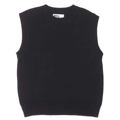 コットンニット ベスト (TWISTED COTTON KNIT VEST)