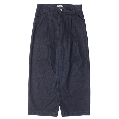 ワンタック デニム トラウザー スラックス パンツ (UNIONSLACK 102) / MADE IN JAPAN