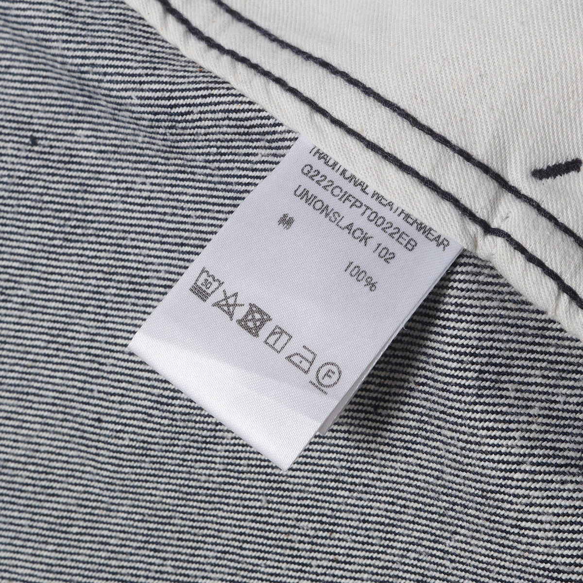 ワンタック デニム トラウザー スラックス パンツ (UNIONSLACK 102) / MADE IN JAPAN