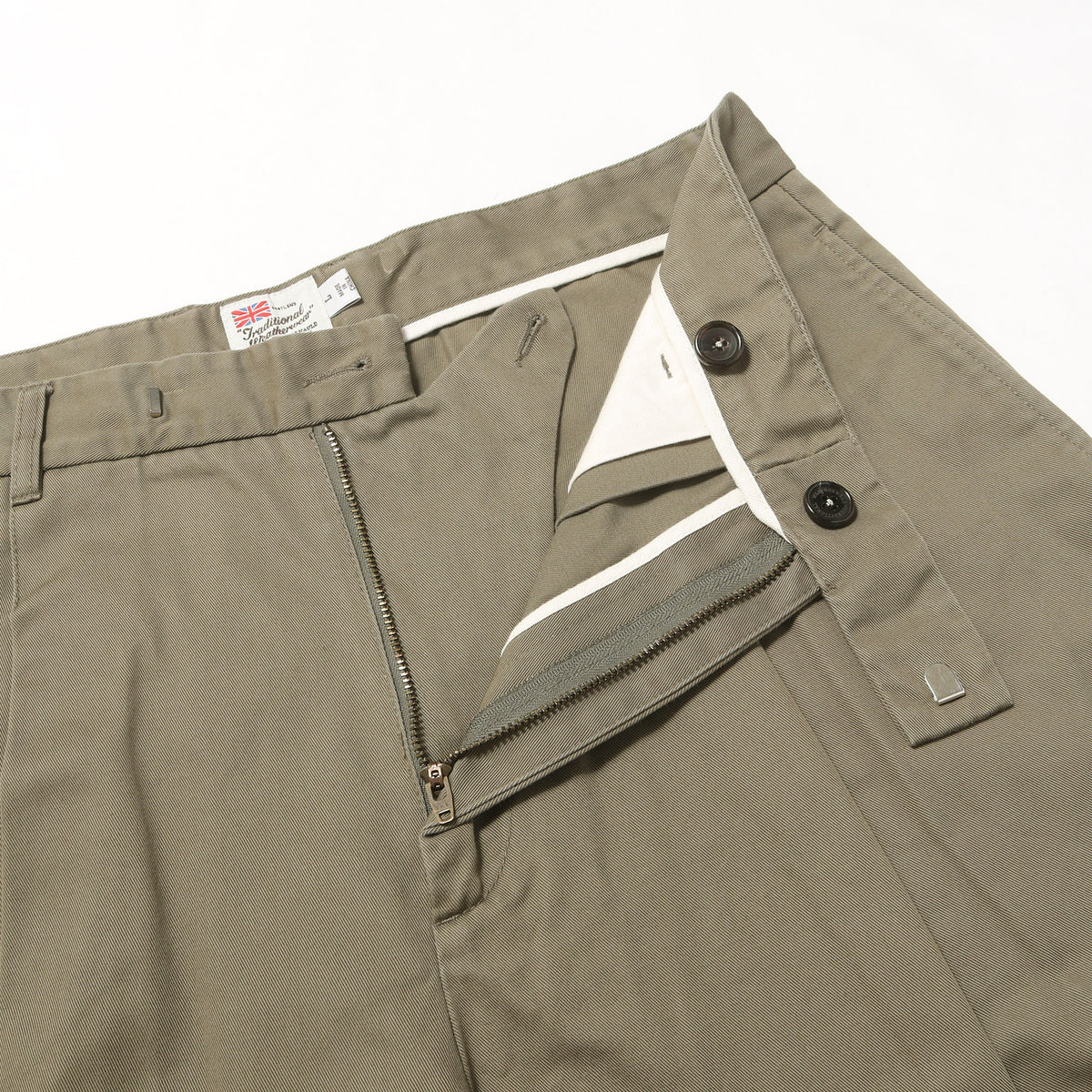 24SS ワンタック コットン ワイド チノパンツ (UNIONSLACKS 103)