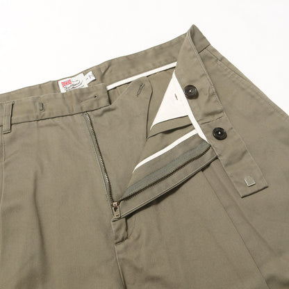 24SS ワンタック コットン ワイド チノパンツ (UNIONSLACKS 103)