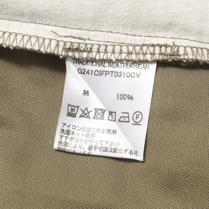 24SS ワンタック コットン ワイド チノパンツ (UNIONSLACKS 103)
