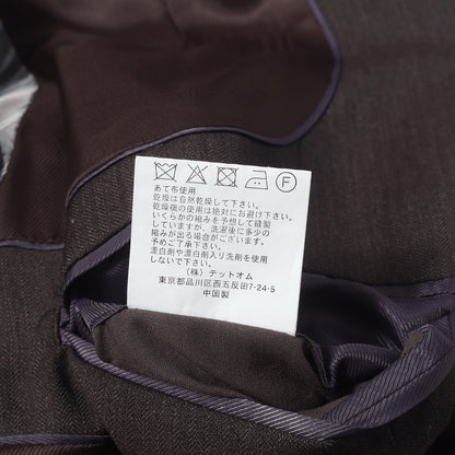 ヘリンボーン ウール 2B スリーピース セットアップ スーツ