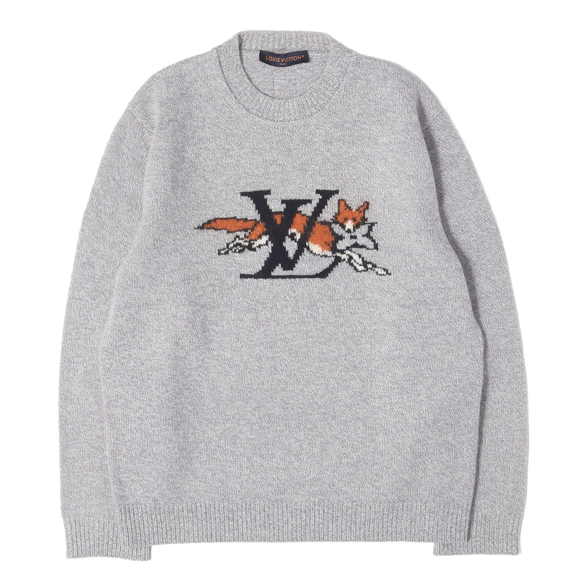 26SS チャンキー ウールカシミヤ クルーネック ニット