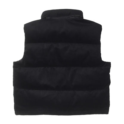 24AW トライアングルロゴ ハイネック コーデュロイ ダウンベスト (Corduroy down vest)