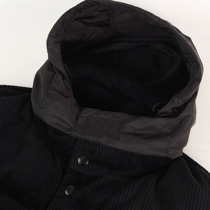 24AW トライアングルロゴ ハイネック コーデュロイ ダウンベスト (Corduroy down vest)