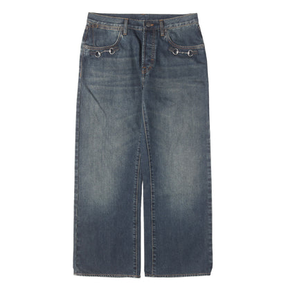 26AW ホースビット ディテール コットンデニム パンツ
