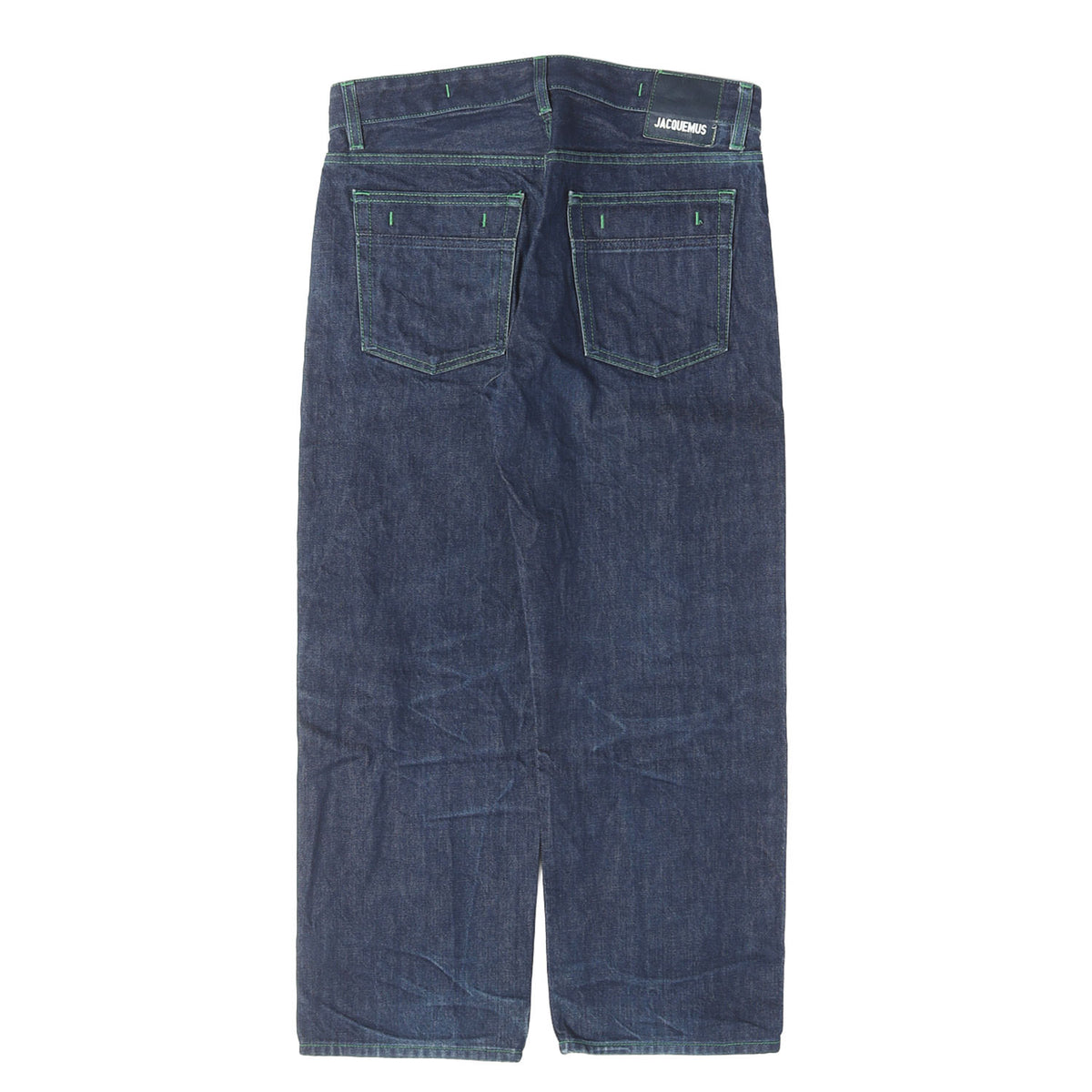 22SS LE SPLASH グリーンステッチ デニムパンツ