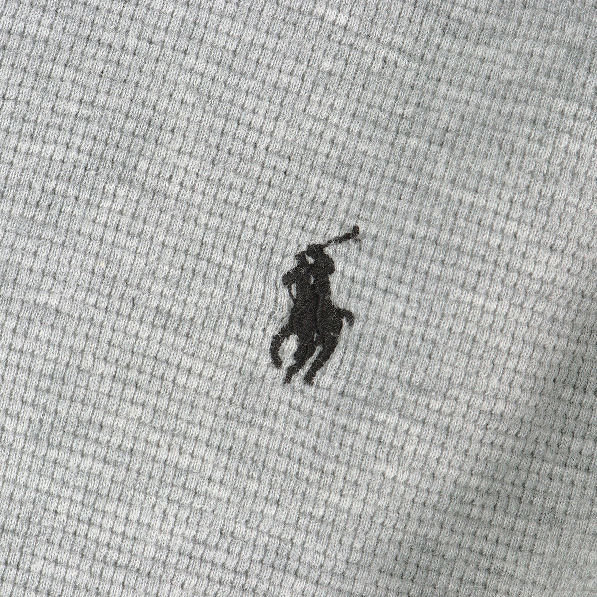 ワンポイントポニー刺繍 サーマル ロングスリーブ Tシャツ / SLEEPWEAR