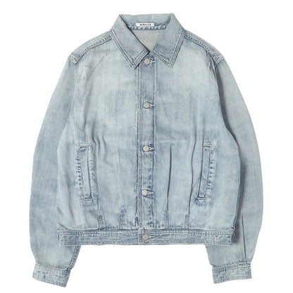 26SS フェード加工 セルビッジ デニム トラッカー ジャケット (FADED SELVEDGE LIGHT DENIM BLOUSON)
