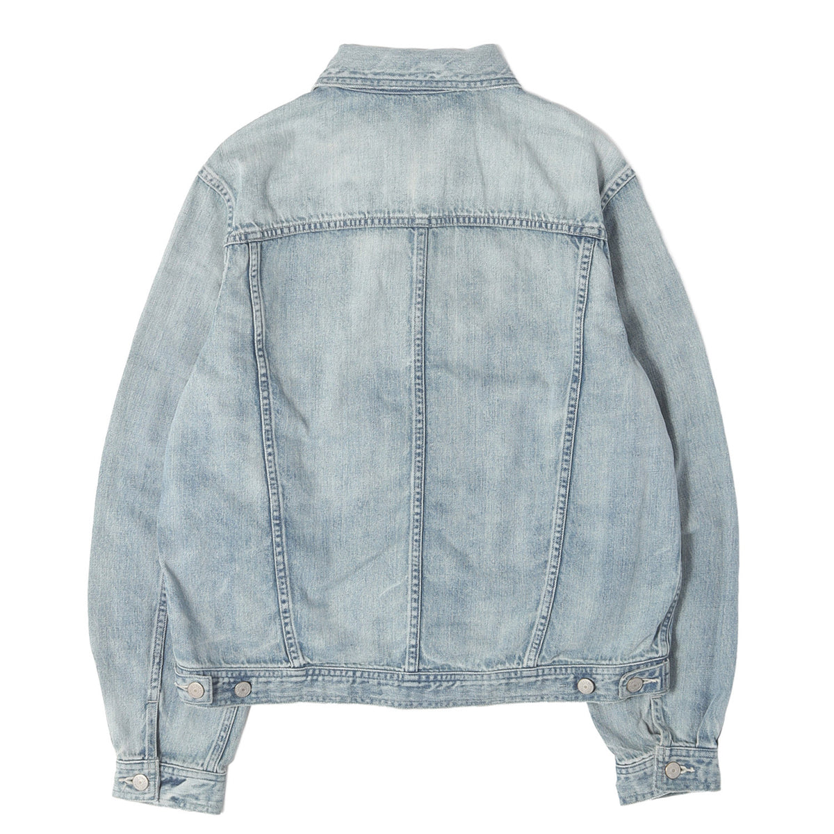 26SS フェード加工 セルビッジ デニム トラッカー ジャケット (FADED SELVEDGE LIGHT DENIM BLOUSON)