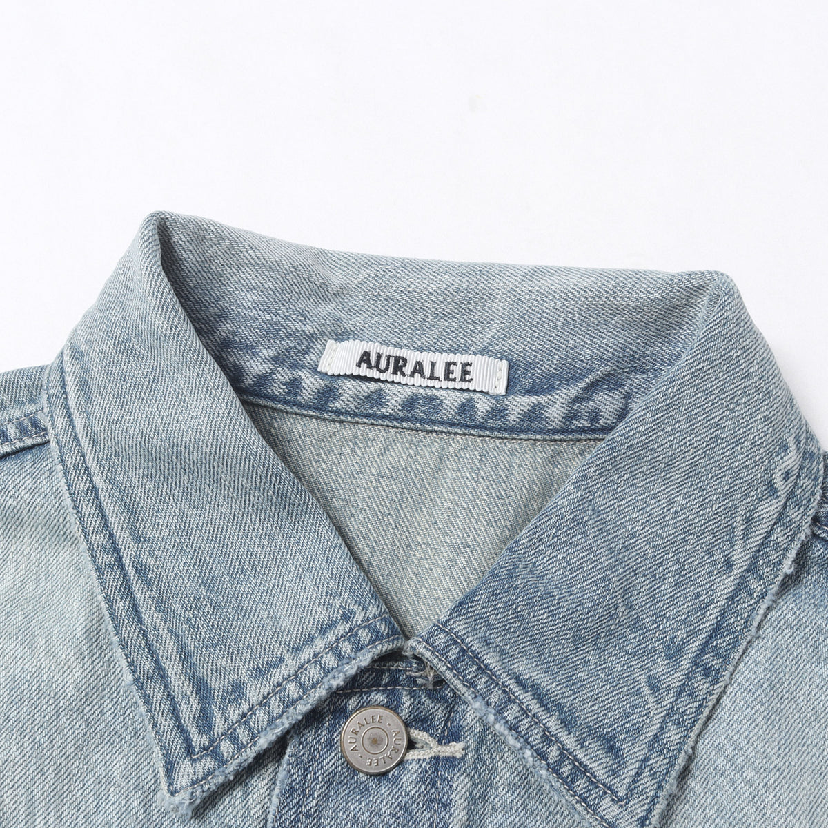 26SS フェード加工 セルビッジ デニム トラッカー ジャケット (FADED SELVEDGE LIGHT DENIM BLOUSON)