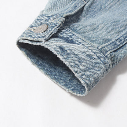 26SS フェード加工 セルビッジ デニム トラッカー ジャケット (FADED SELVEDGE LIGHT DENIM BLOUSON)