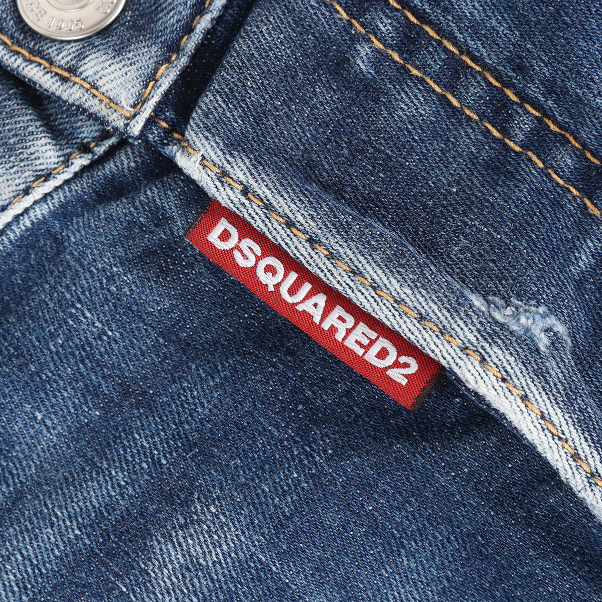 23SS クラッシュリペア ブリーチペイント加工 ストレッチ デニム スキニーパンツ (Super Twinky Jean)