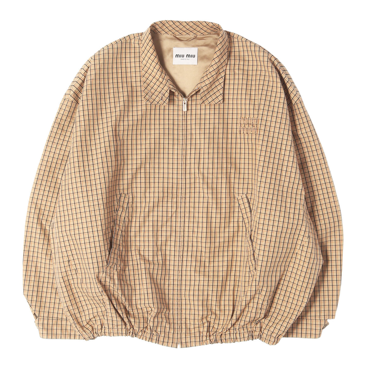 25SS チェック キャンバス ジャケット