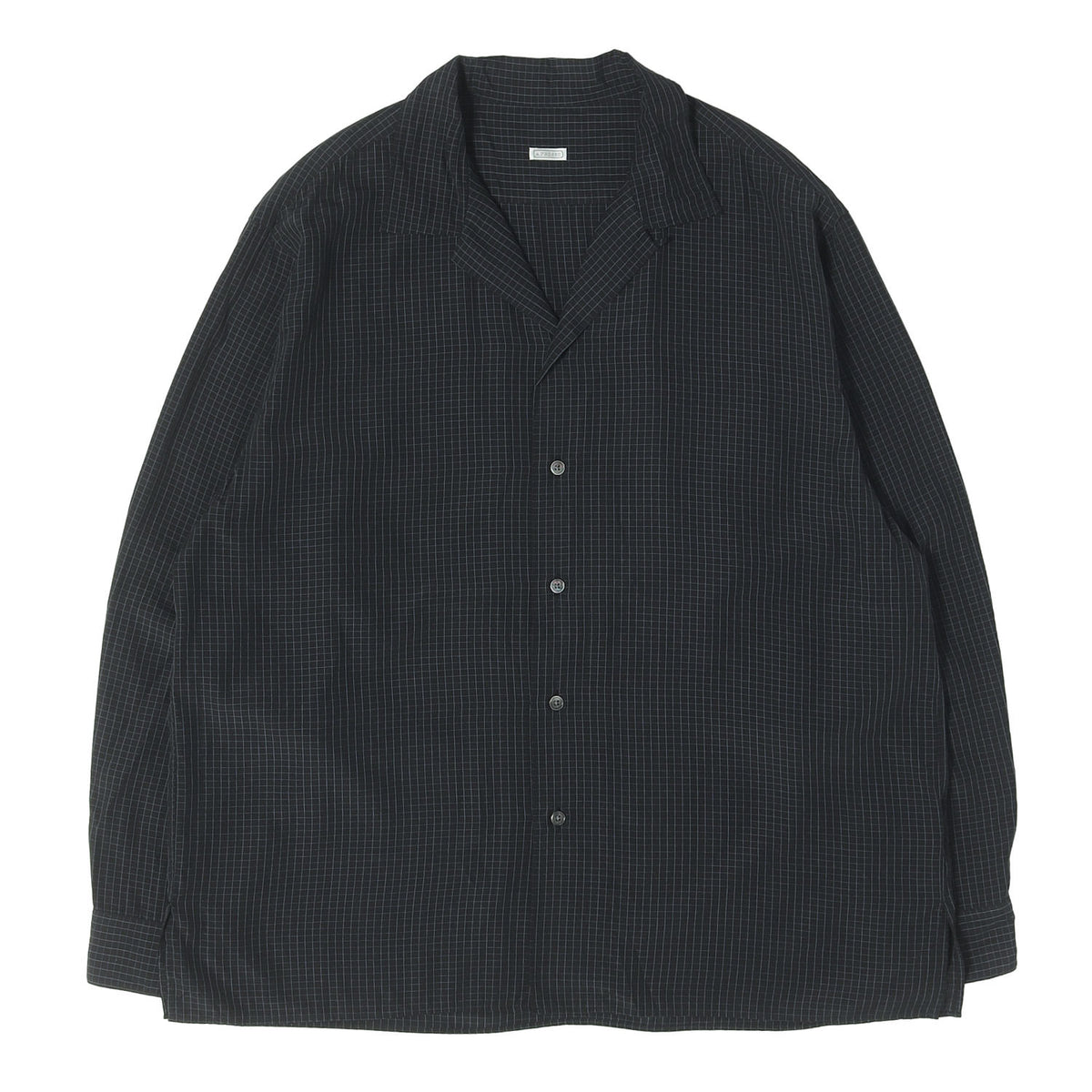25AW シルク レーヨン オープンカラー シャツ (Silk Rayon Open Collar L/S Shirt)