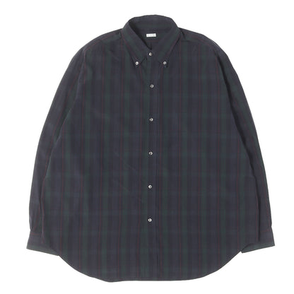 24AW チェック シルクレーヨン ボタンダウン ドレスシャツ (Silk Rayon B.D Shirt)