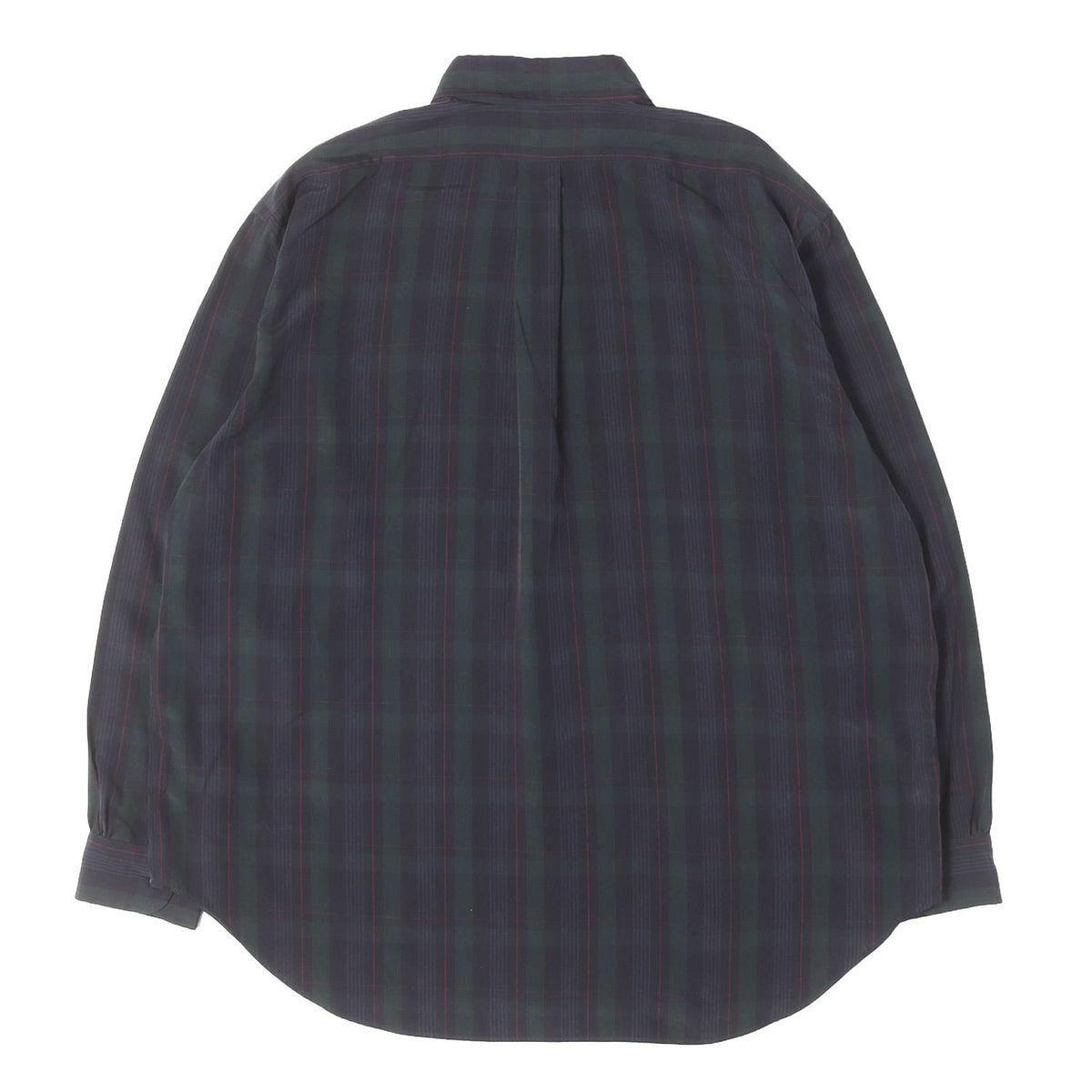 24AW チェック シルクレーヨン ボタンダウン ドレスシャツ (Silk Rayon B.D Shirt)