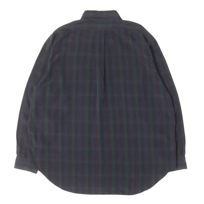 24AW チェック シルクレーヨン ボタンダウン ドレスシャツ (Silk Rayon B.D Shirt)