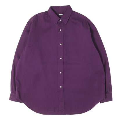 26AW 二重織ツイル レギュラーカラー ドレス シャツ (Double Weave Twill Regular Collar Shirts)