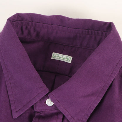 26AW 二重織ツイル レギュラーカラー ドレス シャツ (Double Weave Twill Regular Collar Shirts)