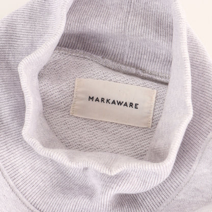 24AW モックネック スウェット トレーナー (Organic Cotton Heavy Fleece Off Turtle Huge Sweat)