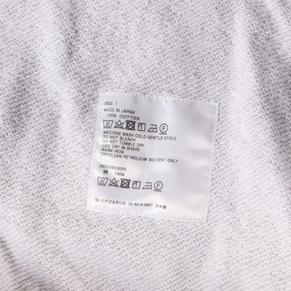 24AW モックネック スウェット トレーナー (Organic Cotton Heavy Fleece Off Turtle Huge Sweat)