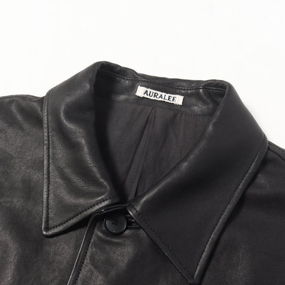 26SS テクスチャード ラムレザー ブルゾン (TEXTURED LAMB LEATHER BLOUSON)