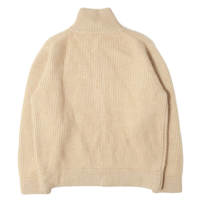 23AW モンゴリアン カシミヤ ダブルジップ ドライバーズ ニット (Mongorian Cashmere Drivers Knit)