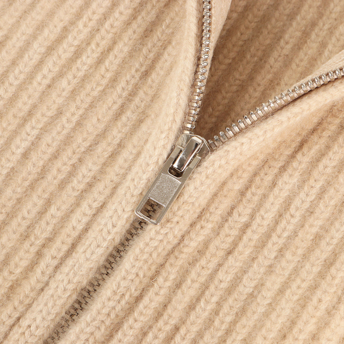 23AW モンゴリアン カシミヤ ダブルジップ ドライバーズ ニット (Mongorian Cashmere Drivers Knit)
