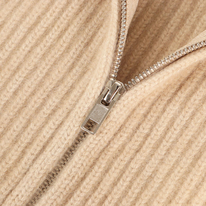 23AW モンゴリアン カシミヤ ダブルジップ ドライバーズ ニット (Mongorian Cashmere Drivers Knit)