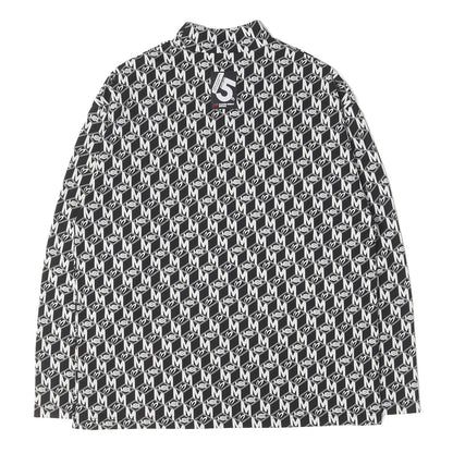 25SS ジオメトリック モックネック ジャージ ロングスリーブ Tシャツ / SAMPLE