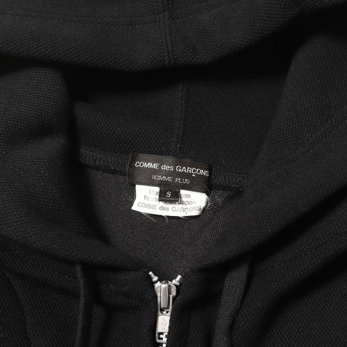 23AW フェイクファー ホール ストレッチピケ ジップパーカー