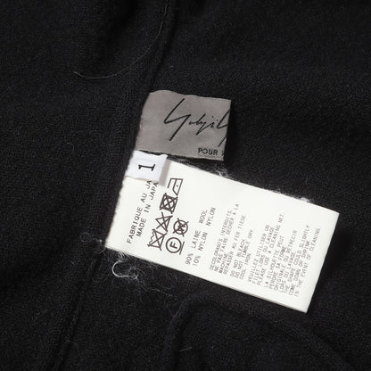 ラップフロント スタンドカラー ロング シャツ(Wrap Front Stand Collar B) / POUR HOMME