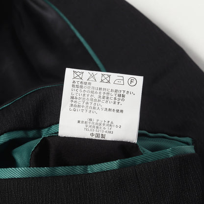 22AW クリンクル ストライプド クレープ スリーピース セットアップ スーツ